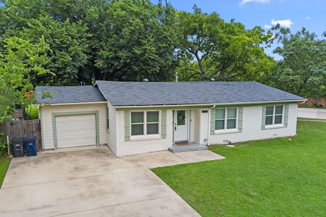 3000 Binyon St, Fort Worth, TX 76133 - single story home featuring brick siding, a garage, concrete driveway, and roof with shingles