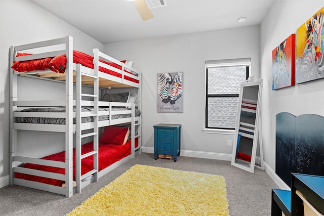 1833 Rolling Heights Ln, Fort Worth, TX 76008 - bedroom with carpet flooring and ceiling fan