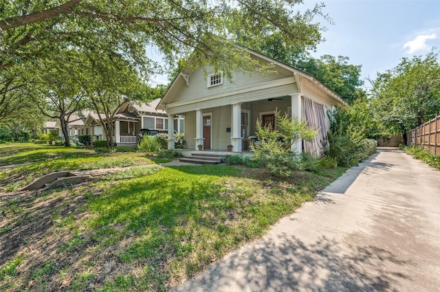 5818 Worth St, Dallas, TX 75214 - view of front of home with covered porch