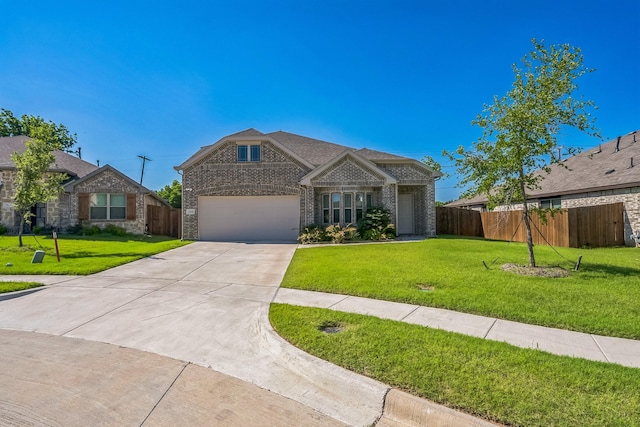 2806 Ocean Dr, Lancaster, TX 75146 - view of front of property with brick siding, concrete driveway, and an attached garage