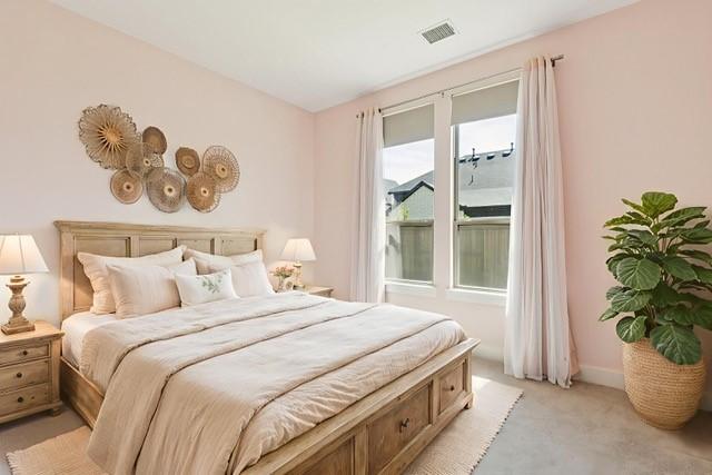 4541 Walnut Grove Ln, Prosper, TX 75078 - bedroom with light colored carpet and baseboards