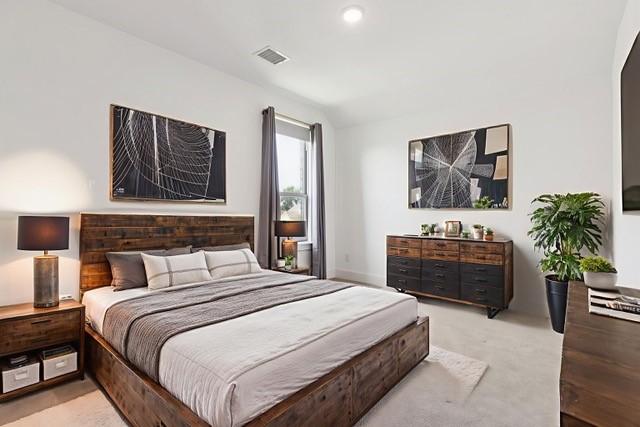 4541 Walnut Grove Ln, Prosper, TX 75078 - bedroom featuring light colored carpet