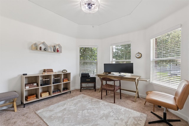100 Tall Meadow St, Azle, TX 76020 - office area featuring carpet