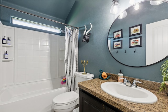 100 Tall Meadow St, Azle, TX 76020 - bathroom featuring vanity and shower / tub combo with curtain