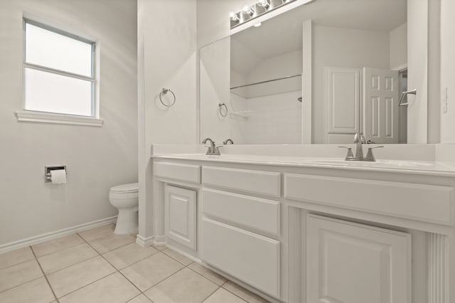 6700 Crane Rd, North Richland Hills, TX 76182 - bathroom featuring double vanity and tile patterned flooring
