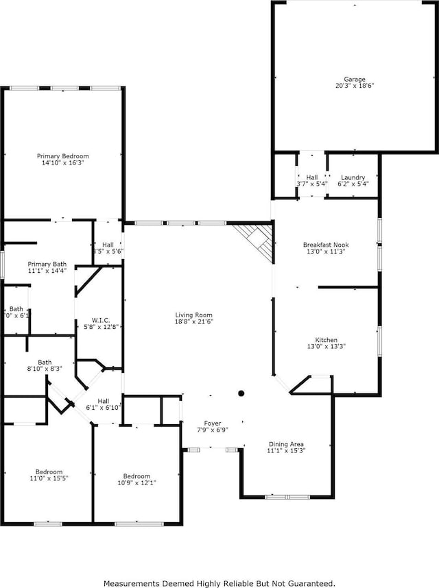 6700 Crane Rd, North Richland Hills, TX 76182 - view of floor plan / room layout