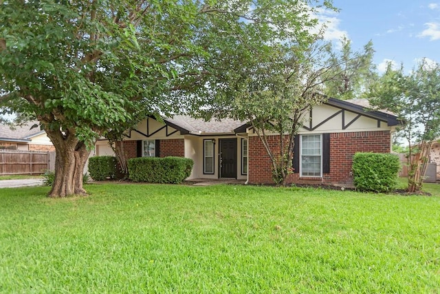 6708 Fair Meadows Dr, North Richland Hills, TX 76182 - tudor-style house with brick siding
