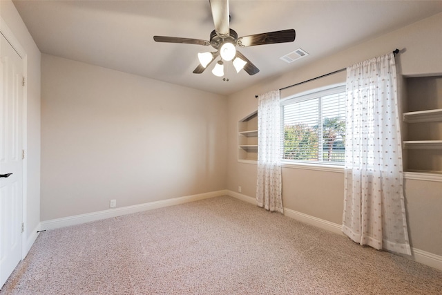 5005 Parkplace Dr, Denton, TX 76226 - unfurnished bedroom with carpet flooring and a ceiling fan
