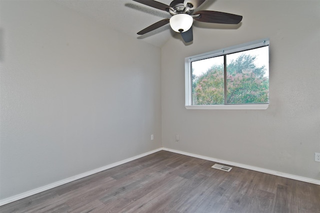 4300 Hidden Creek Dr, Arlington, TX 76016 - unfurnished room with wood finished floors and a ceiling fan