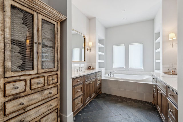 4705 Clydesdale Dr, Flower Mound, TX 75028 - full bath with a bath and vanity