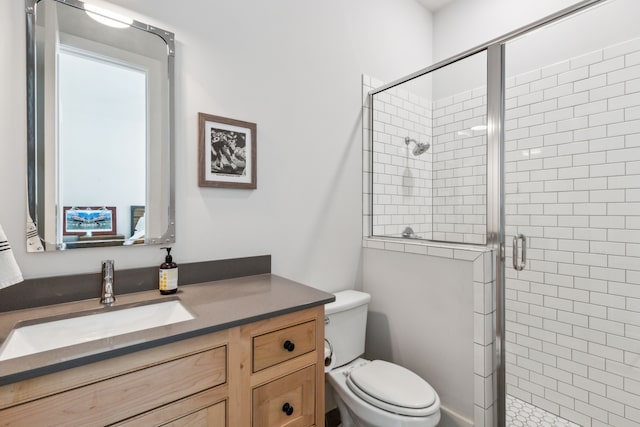 4705 Clydesdale Dr, Flower Mound, TX 75028 - bathroom with vanity and a shower stall