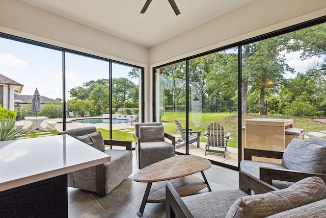 4705 Clydesdale Dr, Flower Mound, TX 75028 - view of sunroom / solarium