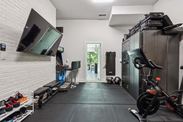 4705 Clydesdale Dr, Flower Mound, TX 75028 - exercise room with baseboards