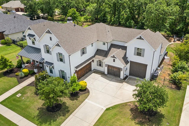 4705 Clydesdale Dr, Flower Mound, TX 75028 - aerial view of property and surrounding area