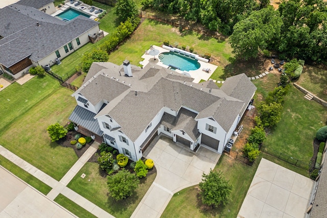 4705 Clydesdale Dr, Flower Mound, TX 75028 - view of subject property featuring a pool area