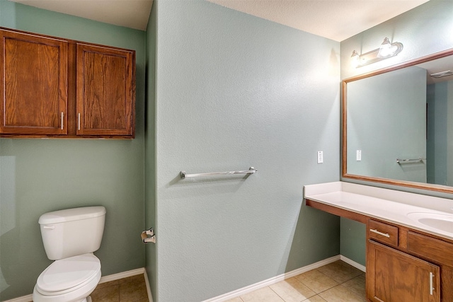 1347 Hillside Dr, Burleson, TX 76028 - bathroom with vanity and tile patterned floors