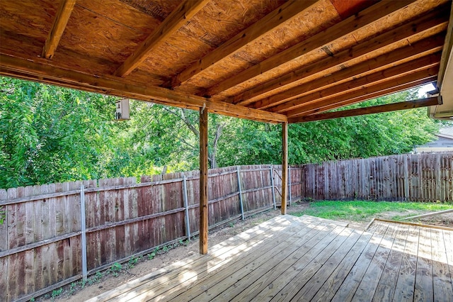 1347 Hillside Dr, Burleson, TX 76028 - wooden terrace with a fenced backyard