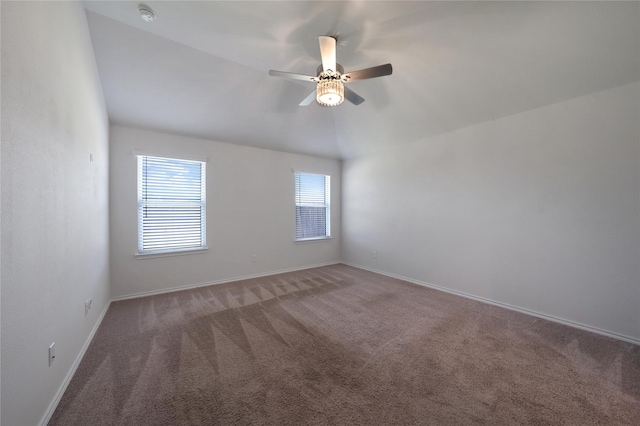 4205 Cordata Dr, Melissa, TX 75454 - empty room featuring a smoke detector, carpet flooring, and ceiling fan