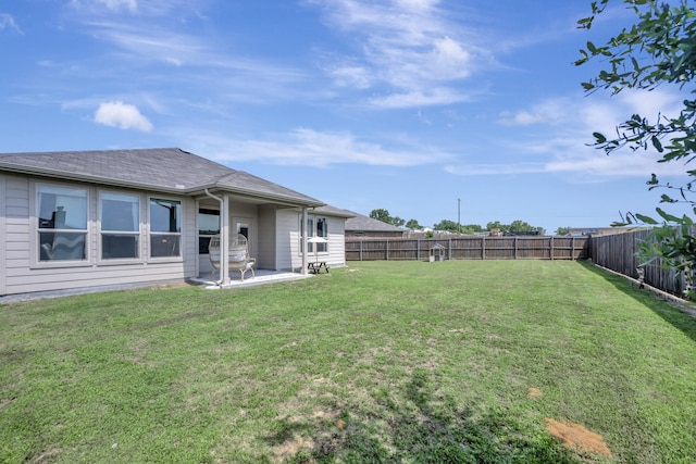 2305 Waggoner Ranch Dr, Weatherford, TX 76087 - fenced backyard featuring a patio