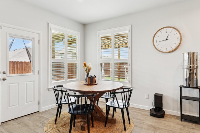 1000 Napier Way, Fort Worth, TX 76247 - dining room featuring light wood-style flooring