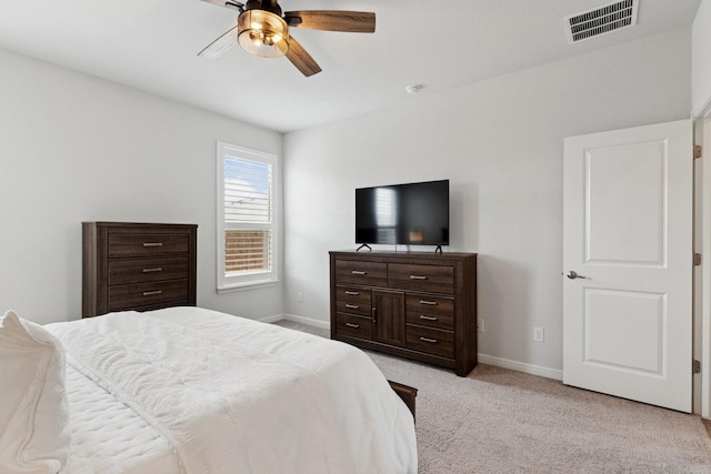 1000 Napier Way, Fort Worth, TX 76247 - bedroom featuring light colored carpet and a ceiling fan