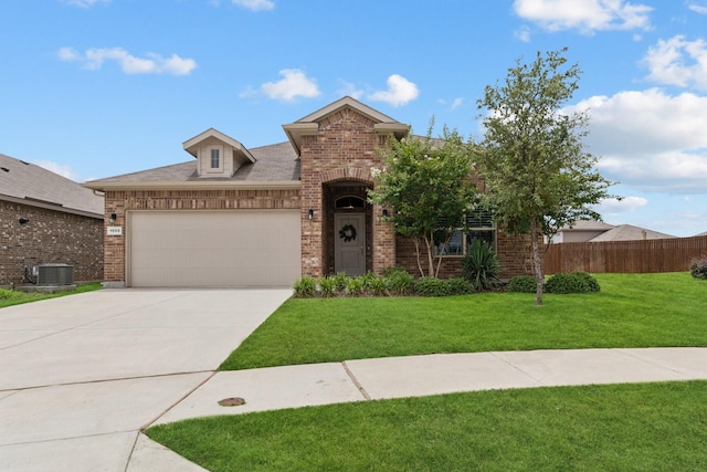 1000 Napier Way, Fort Worth, TX 76247 - view of front facade featuring brick siding, a garage, and driveway