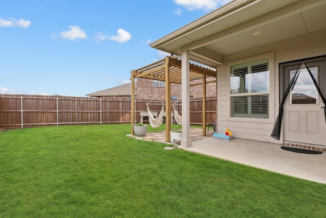 1000 Napier Way, Fort Worth, TX 76247 - fenced backyard featuring a pergola and a patio