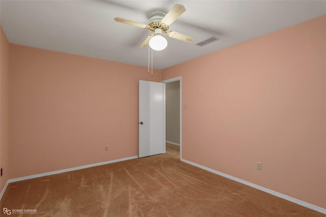 189 India Dr, Shreveport, LA 71115 - empty room featuring carpet and ceiling fan