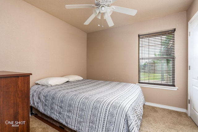 217 Sugarloaf Ave, Abilene, TX 79602 - carpeted bedroom with multiple windows and a ceiling fan