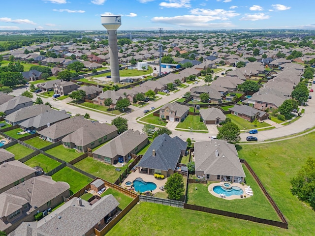682 Cannon Dr, Fate, TX 75087 - aerial view of residential area featuring a pool