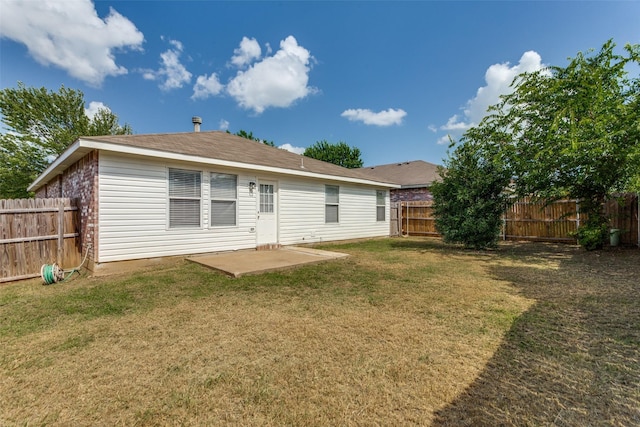 8732 Hunters Trl, Fort Worth, TX 76123 - rear view of house with a patio and a fenced backyard