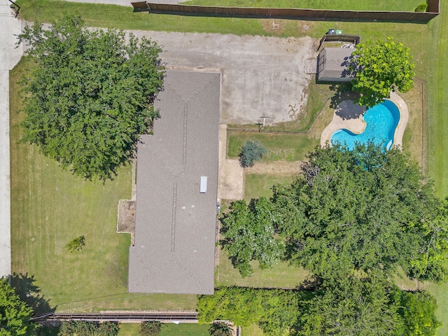 206 S Field St, Prosper, TX 75078 - bird's eye view of a pool area