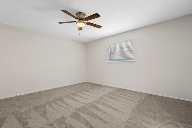 1828 Tracey Cir, Irving, TX 75060 - carpeted spare room featuring ceiling fan and baseboards