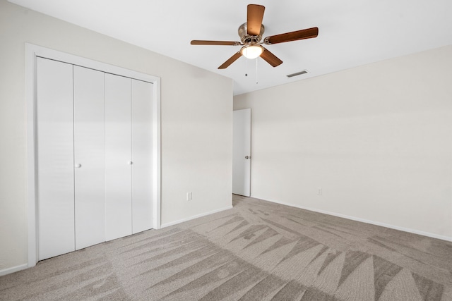 1828 Tracey Cir, Irving, TX 75060 - unfurnished bedroom featuring carpet flooring, a closet, and ceiling fan