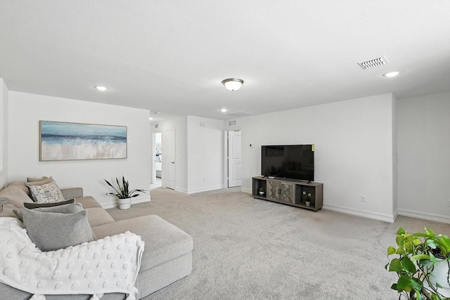 1213 Bonsmara Dr, Northlake, TX 76247 - living room featuring carpet and recessed lighting
