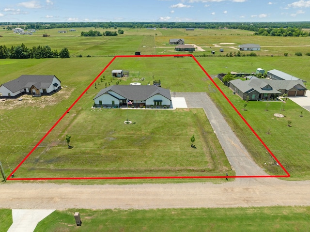 176 Private Road 33082, Sumner, TX 75486 - overview of rural landscape featuring property boundaries highlighted