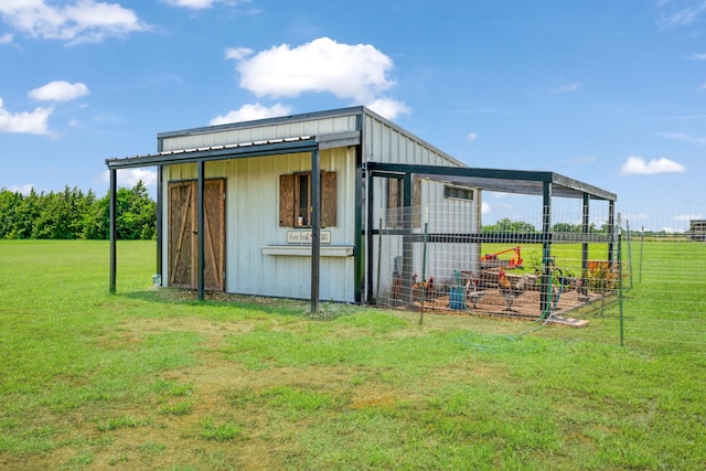176 Private Road 33082, Sumner, TX 75486 - view of poultry coop featuring a lawn