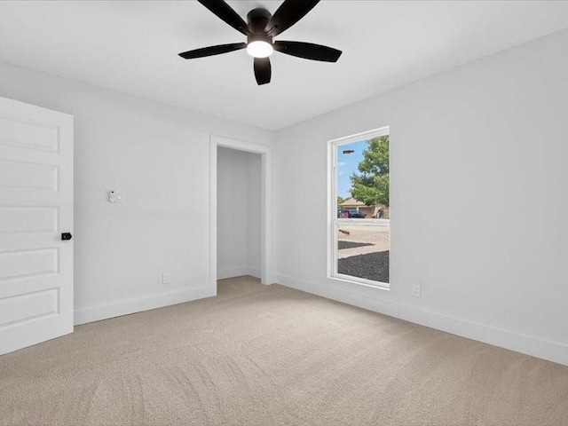 6320 Lavano Dr, Edgecliff Village, TX 76134 - empty room with light carpet and ceiling fan