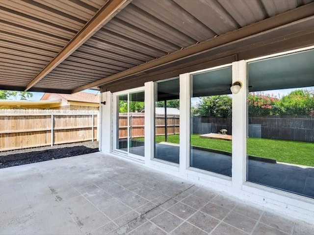 6320 Lavano Dr, Edgecliff Village, TX 76134 - fenced backyard featuring a patio area