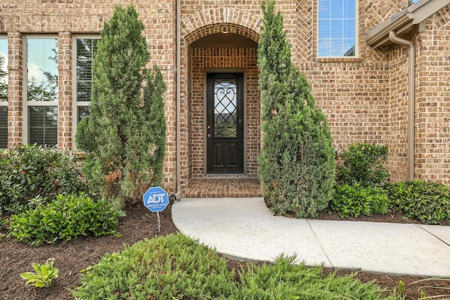 9920 Pikes Peak Pl, Little Elm, TX 75068 - property entrance featuring brick siding