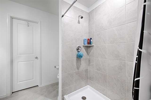 1773 Courage Crk, Crandall, TX 75114 - full bathroom with a tile shower and tile patterned floors