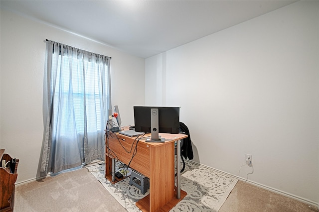 1773 Courage Crk, Crandall, TX 75114 - home office with light colored carpet and baseboards
