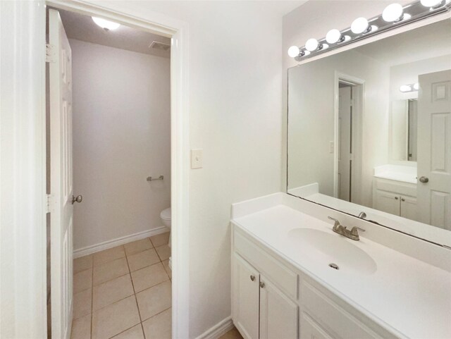 6231 Bridle Trl, Caddo Mills, TX 75135 - bathroom featuring vanity and tile patterned flooring