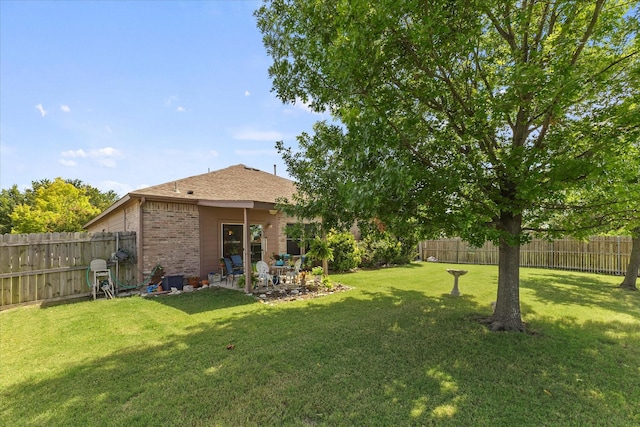118 Independence Trl, Forney, TX 75126 - fenced backyard with a patio