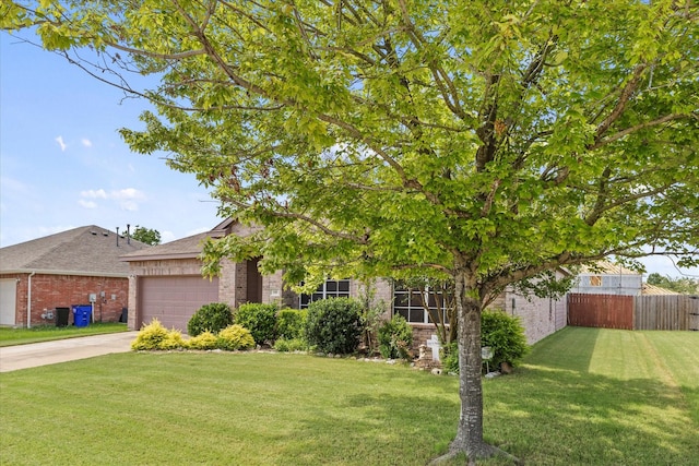 118 Independence Trl, Forney, TX 75126 - view of front facade with brick siding, an attached garage, and concrete driveway