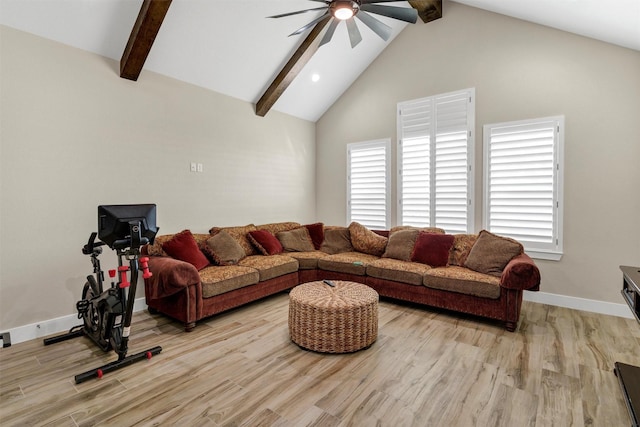 12965 Torello Ct, Godley, TX 76044 - living area with ceiling fan and wood finished floors
