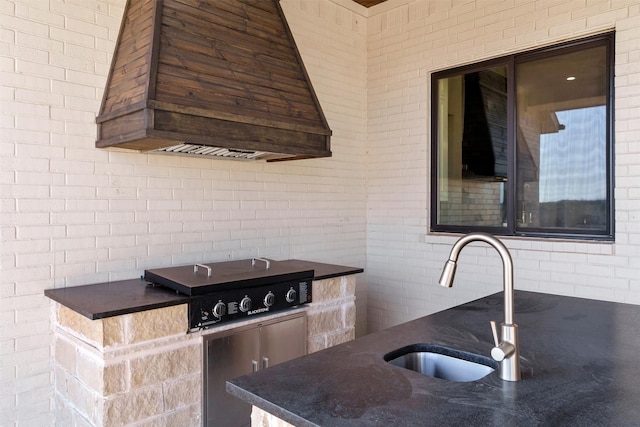 12965 Torello Ct, Godley, TX 76044 - view of patio / terrace featuring a sink