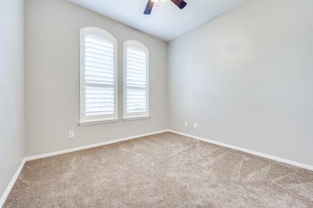 114 Stonecreek Dr, Irving, TX 75063 - carpeted empty room with a ceiling fan and baseboards