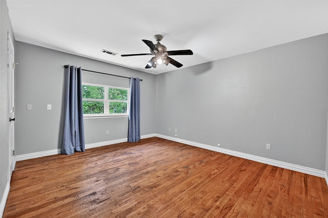 109 Lauren Ln, Pottsboro, TX 75076 - unfurnished room featuring wood finished floors and ceiling fan