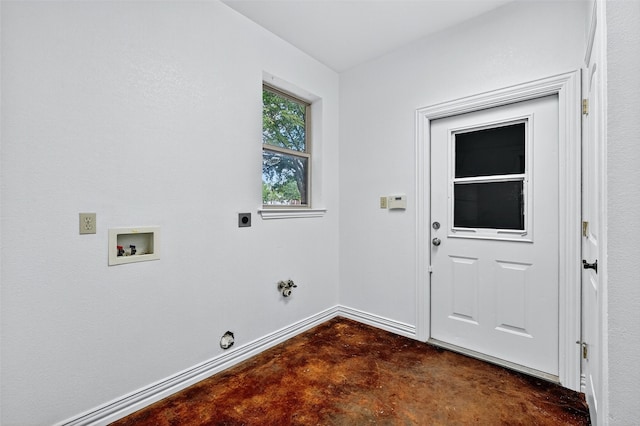 109 Lauren Ln, Pottsboro, TX 75076 - laundry area with hookup for a washing machine, electric dryer hookup, and gas dryer hookup
